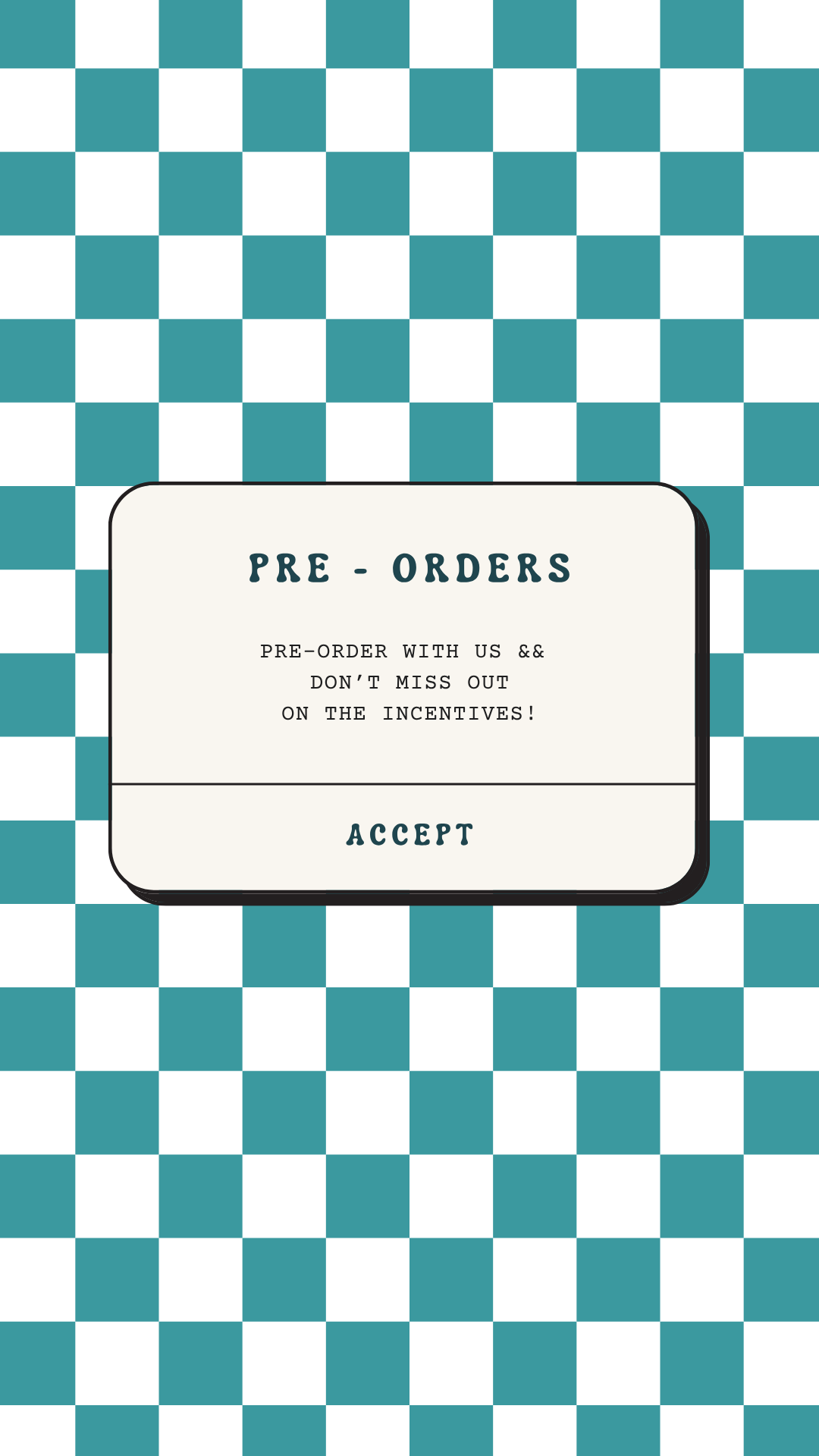 Pre-Orders