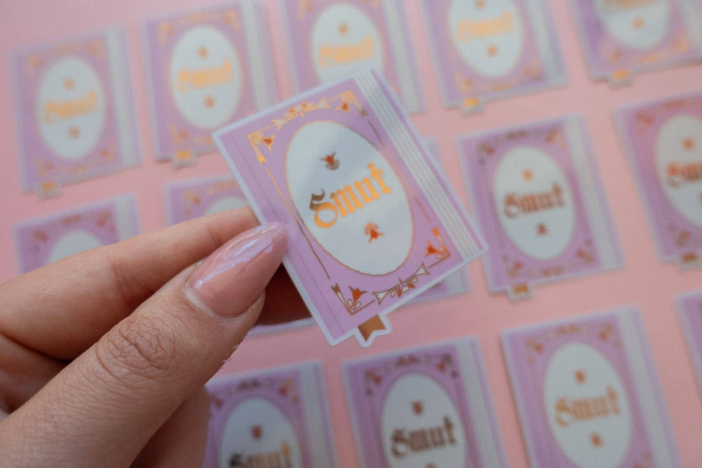 Smut Club Sticker [with gold foil]