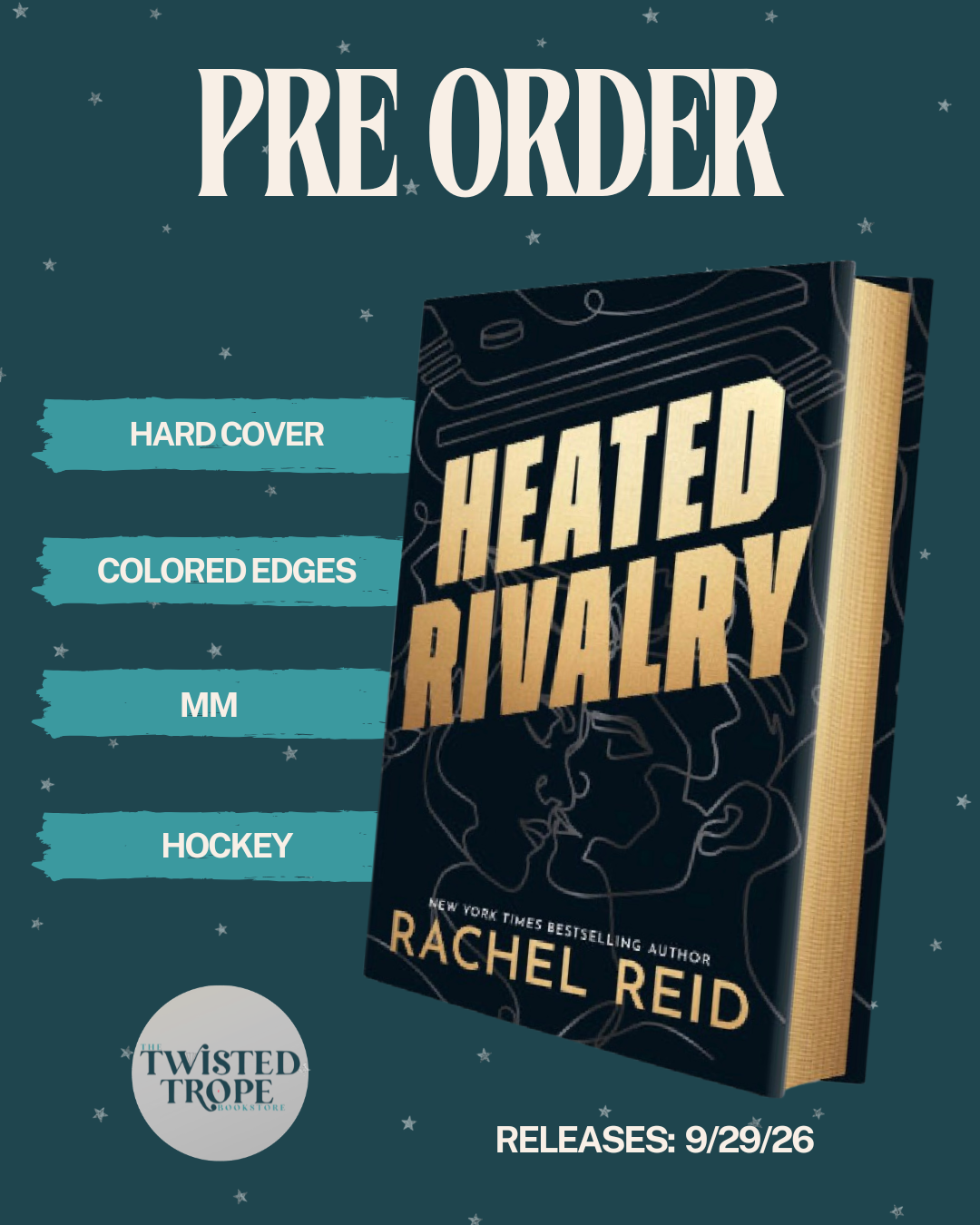 PRE-ORDER: Heated Rivalry Deluxe Hardback by Rachel Ried